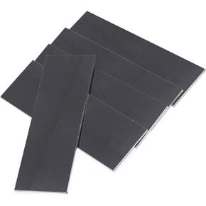Glarks 5Pcs 2" x 6" Welding Coupons, 1/8" Thick 11 Gauge Mild Steel Welding Kit Welding Steel Plate DIY Welding Cuboid Coupons Weld Training and Practice Steel Suitable for MIG TIG Arc (2" x 6")