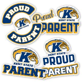 Desert Cactus Kent State University Stickers Golden Flashes Vinyl Decal Laptop Water Bottle Car Scrapbook 11.46x8.98 Sheet (Proud Parent Sheet)