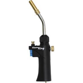 Flame King FK8500CGA High Intensity Propane Torch Head for Soldering, Brazing, Plumbing, Lighting Charcoal/Fire Pits, Compatible with 1LB Cylinders, MAPP, and MAP-PRO