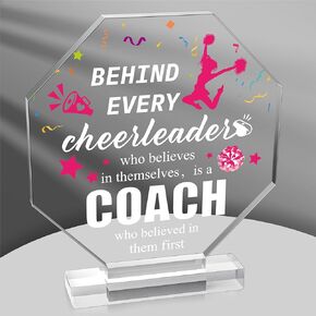 Yopyame Spanish Teacher Appreciation Gift - Regalos para Maestra Acrylic Plaque Octagonal Shape Acrylic Sign for Teacher’s Day Best Gift Keepsake Paperweights Gift for Teacher Birthday Gift in Spanish