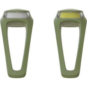 Knog Frog Bike Headlight and Tail Light Set - USB-C Rechargeable Bicycle Light with 40 Lumen Front & 20 Lumen Rear Output, 9 Modes, Flexible Mount, IP65 Water Resistant Bike Light