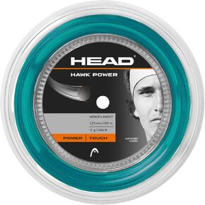 HEAD Hawk Power (17-1.25mm) String Reel - Petrol - 324'