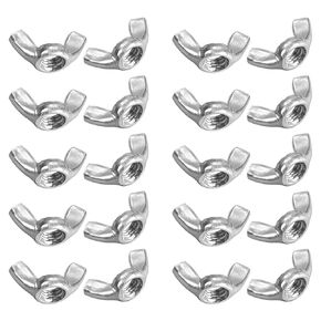 M3 Wing Nuts, 304 Stainless Steel Hand Twist Tighten Ear Butterfly Nuts, Nut Fasteners Parts, 70PCS