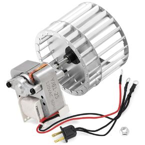 Criditpid S97017062 Heater Motor for Broan Nutone 655, 695, 658, 659, 656, HFL695, 655-C, 655-A, 695-B, 656-B, 656-C Bathroom Exhaust Fan, 97017062 Vent Fan Motor & Blower Wheel Replacement Parts