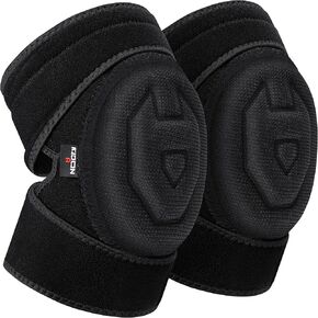 NoCry Gel Knee Pads for Men & Women with Waterproof Anti-Slip Cap and Adjustable Non-Slip Straps — Perfect Gardening Knee Pads; Work Knee Pads for Women & Men or Soft Knee Pads