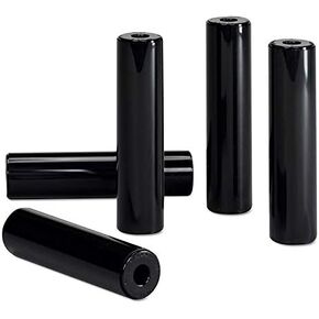 Standard ABS Nylon Handles — 12 Pack of Handles and Caps — Perfect for Tubes & Bands — Physical Rehab Accessory for Clinic, Home, or Gym