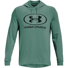 Under Armour Men's UA Rival Terry Pullover Hoodie 1369470 (US, Alpha, Medium, Regular, Regular, Toddy Green 370)