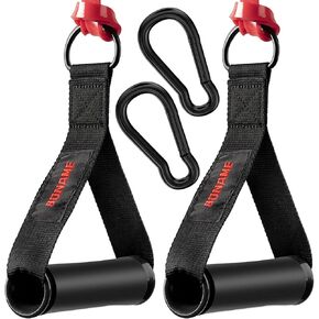 Working Out Handle Gym Equipment for Strength Trainer, Pull Up Home Gym for Pilates Yoga (Black) (Black)