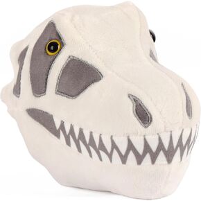 Fuzzy Fossils T rex Stuffed Animal, T rex Plush, Dinosaur Stuffed Animal, Stuffed Dinosaur Plush, Tyrannosaurus Rex Toy, Trex Dinosaur Toy, Dinosaur Skull Decor, Dinosaur Pillow, Paleontologist Gifts