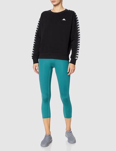 سويت شيرت Kappa Janka 310021-19-4006، نسائي، كافيار، L أسود in Kuwait