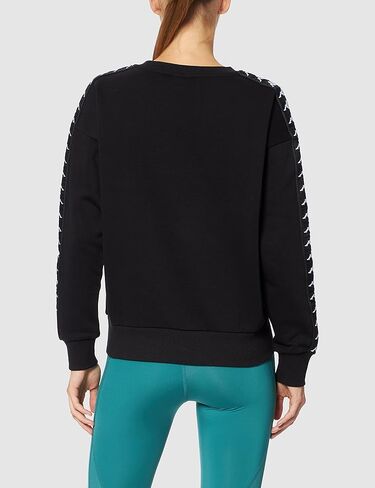 سويت شيرت Kappa Janka 310021-19-4006، نسائي، كافيار، L أسود in Kuwait