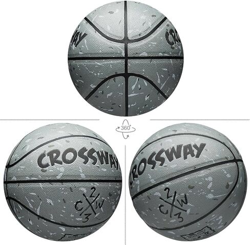 Outdoor Basketball Composite Leather Ultra-Grip – Size 5 6 7 Indoor Basketballs Excellent Bounce Durable with Pump in Saudi Arabia