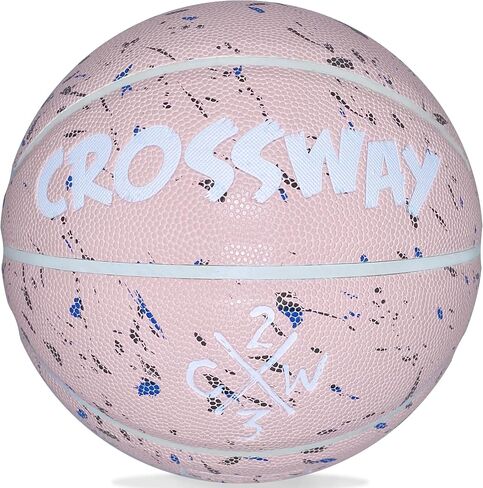 Outdoor Basketball Composite Leather Ultra-Grip – Size 5 6 7 Indoor Basketballs Excellent Bounce Durable with Pump in Saudi Arabia