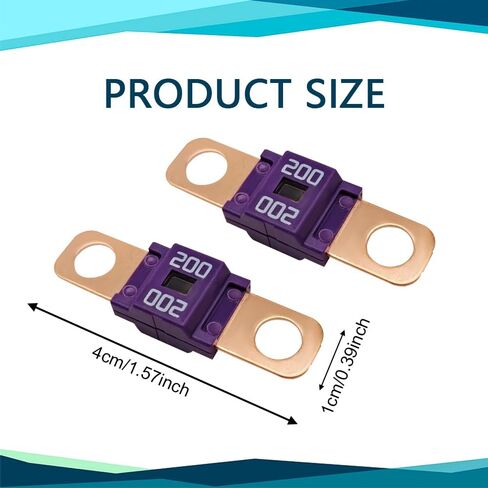 3PCS AMI/Midi Fuse, 50A High Current Fuse Bolt-on Fuse, Holders and High Current Bolt-on Midi Fuses, Universal Car Accessories MEGA/AMG/ANM Screw Fuse Replacement for Cars, Construction Vehicles (50A) in Saudi Arabia