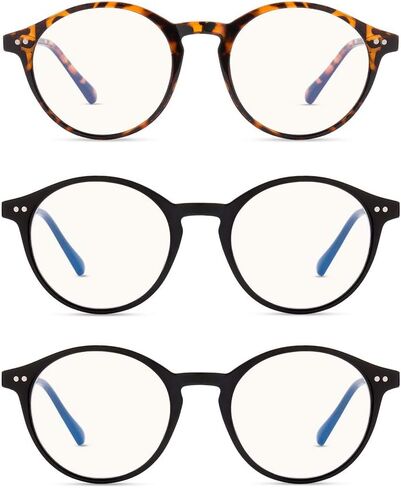 Nother New 3 Pack Blue Blocker Glasses for Women/Men, Blue Light Blocking Glasses，Computer Screen Glasses in Saudi Arabia