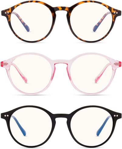 Nother New 3 Pack Blue Blocker Glasses for Women/Men, Blue Light Blocking Glasses，Computer Screen Glasses in Saudi Arabia