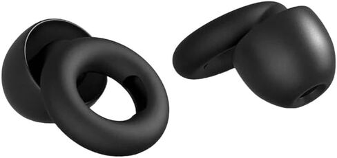 Black Ear Plugs for Concerts – High Fidelity Hearing Protection for Noise Reduction, Motorcycles, Work & Noise Sensitivity – 6 Ear Tips in Multi Sizes, S, M, L – 18dB Noise Cancelling - Black in Saudi Arabia