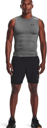 Under Armour Big & Tall Heatgear Armour Comp Sleeveless White/Black 2XT in Kuwait