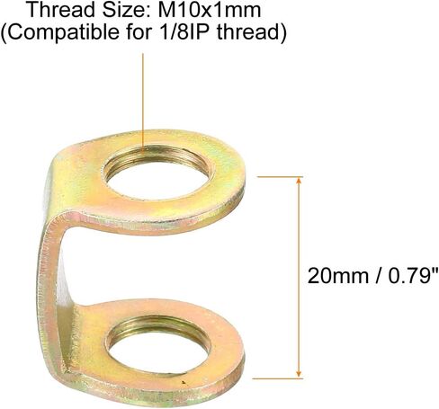 patikil m10x1mm جولة اقتران الجوز، 15 حزمة 30mm الخيوط أنبوب موصل الأنابيب تمديد برغي قضيب مسمار تمديد الأجهزة للثريا ضوء السقف DIY in Saudi Arabia