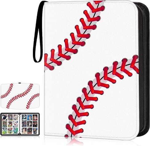 900 Pockets Basketball Card Binder, Trading Card Holder with Sleeves Card Collectors Album, Fit for Basketball Cards Football Cards Baseball Soccer Hockey Sport Trading Cards, MTG, TCG in Kuwait