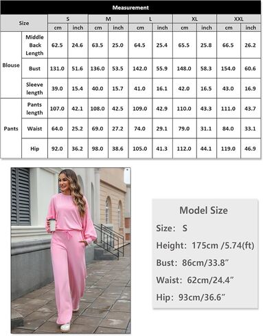 Marvmys Women 2 Piece Lounge Set Long Sleeve Wide Leg Sweatsuit Outfits Crewneck Oversized Tracksuit Fall Casual Loungewear in Saudi Arabia