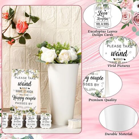 102 Pieces Wedding Sparkler Set, Includes 1 Galvanized Metal Bucket with Handle 1 Wedding Sparkler Card 100 Wedding Sparkler Tags for Wedding Anniversary Bridal Shower Sparkler Send Off in Saudi Arabia