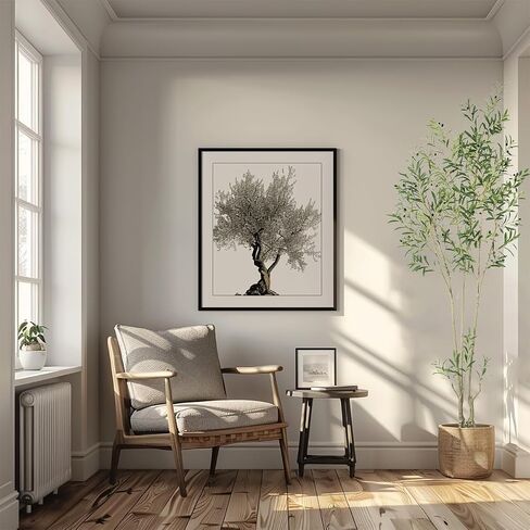 Artificial Olive Tree 8ft Tall Fake Potted Olive Silk Tree with Planter Large Faux Olive Branches and Fruits Artificial Tree for Office House Living Room Home Decor in Saudi Arabia