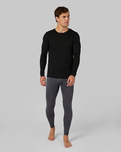 32 Degrees Heat Men's Lightweight Crew Baselayer Top | Form Fitting | Long Sleeve| 4-Way Stretch | Thermal in Saudi Arabia