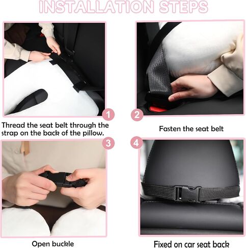 Kids Travel Pillow for Car Seat with Hand Muff, Cartoon Neck & Headrest Seat Belt Pillow for Car Road Trips Long-Distance Travel Sleeping Pillow for Adults and Children, Koala in Saudi Arabia
