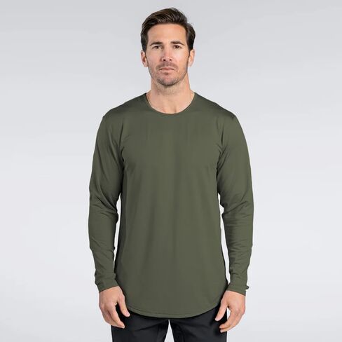 قميص رجالي بأكمام طويلة وقصّة منسدلة الأداء in Kuwait