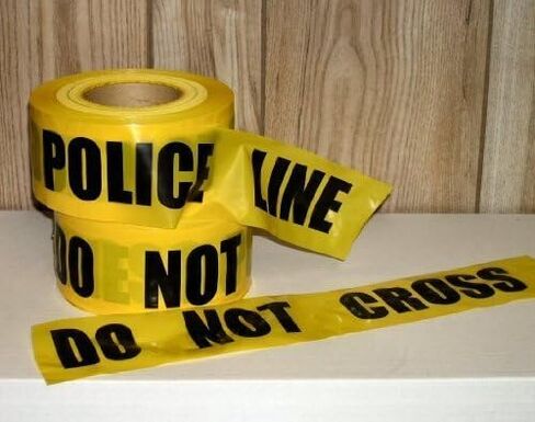 Storm Stripes Barricade Tapes, POLICE LINE DO NOT CROSS - Individual Roll in Saudi Arabia