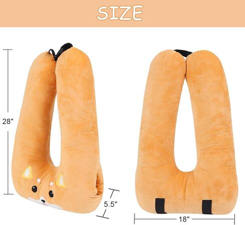 Kids Travel Pillow for Car Seat with Hand Muff, Cartoon Neck & Headrest Seat Belt Pillow for Car Road Trips Long-Distance Travel Sleeping Pillow for Adults and Children, Koala in Saudi Arabia