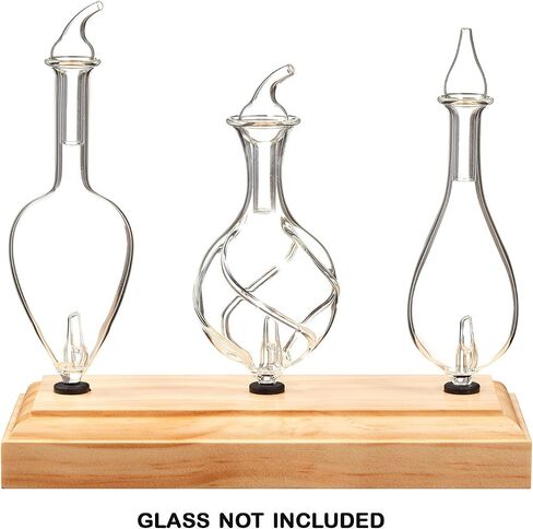 Replacement Glass Reservoir Set for Organic Aromas Nebulizing Essential Oil Diffusers for Aromatherapy (Raindrop) … in Saudi Arabia