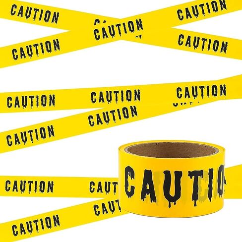 Halloween Decorations Caution Tape 1.9inch x82ft,Do Not Enter Warning Tape with Blood Handprint,Halloween Party Decorations for Halloween Party Haunted House & Danger Areas in Saudi Arabia