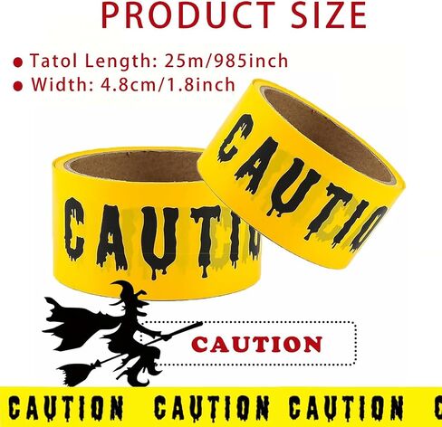 Halloween Decorations Caution Tape 1.9inch x82ft,Do Not Enter Warning Tape with Blood Handprint,Halloween Party Decorations for Halloween Party Haunted House & Danger Areas in Saudi Arabia