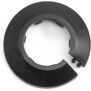 MroMax Fit 1/2 inch Outer Diameter Flange Water Pipe Cover Decoration Black Pipe Cover Radiator PP Plastic 16mm(5/8") Escutcheon Pipe Collar for Wall Pipe Tube Decoration 1Pc
