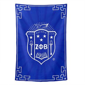 أدوات نادي نسائي BBGreek Zeta Phi Beta - المرأة الراقية - نسيج الجدار - ديكور المنزل - رائع لخلفيات الاجتماعات - البائع الرسمي in Kuwait