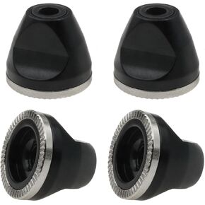 4 PCS Bicycle Quick Release Lever Nut M5 Bicycle Axle Nut Bike Non-Slip Nut Aluminium Alloy Nut for Fixed Gear Road Bike Modification Parts