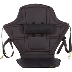 Expedition Kayak Seat 20" High Back Support with Lumbar Roll and nylon gel seat bottom for kayaking comfort