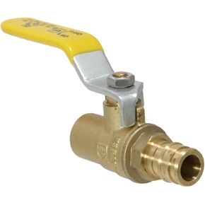 5 Pcs XFITTING Pex A 1/2 Inch x 1/2 Inch Pex A Expansion Female Sweat Ball Valve, 201-4-14=5XX