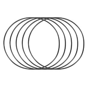 uxcell Nitrile Rubber O-Rings, 105mm OD 101mm ID 2mm Width, Metric Nitrile Rubber Sealing Gasket, Pack of 5