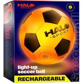 Rechargeable Light Up Soccer Ball - Glow in The Dark Balls - Soccer Gifts for Boys 8-12 12-14 - 9 Year Old Boy Birthday Gifts Age 7, 8-10, 10-12 Ages - Outside Toys for Kids - Soccer Accessories Gift