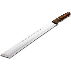 HUN-6032 Handmade Carbon Steel 25.5 Inches Sword - Wood Handle with Sheath