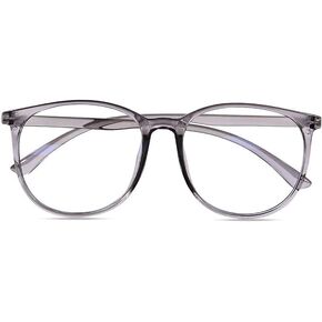 Blue Light Blocking Glasses, Gray frames，Computer Reading/Gaming/TV/Phones Glasses for Women Men, Anti Eyestrain and UV Glare Computer Blue Light Blocking Glasses