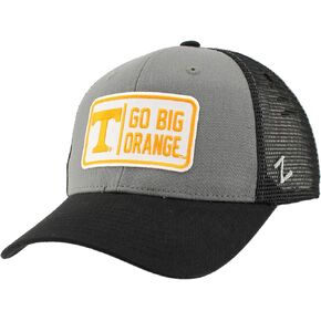ZHATS Standard NCAA Officially Licensed Snapback Hat Big Rig Patch Gray Black Defer, One Size