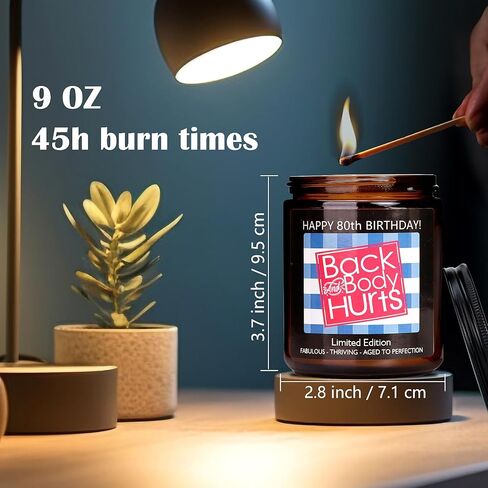 55th Birthday Gifts for Women, 55th Birthday Gifts for Men, Funny Happy 55th Birthday Decorations for Women Men Scented Candles for Dad Mom Husband Wife Best Friends Sister 55 Year Old 1969 Ideas in Saudi Arabia
