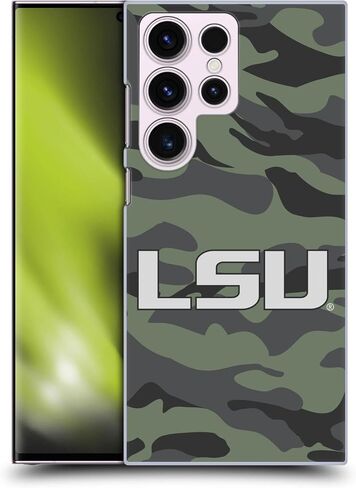 Head Case Designs Officially Licensed Louisiana State University LSU Tiger Graphics 1 Hard Back Case Compatible with Samsung Galaxy S23 Ultra 5G in Kuwait