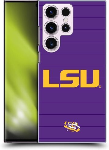 Head Case Designs Officially Licensed Louisiana State University LSU Tiger Graphics 1 Hard Back Case Compatible with Samsung Galaxy S23 Ultra 5G in Kuwait