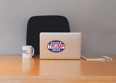 مجموعة من 12 ملصقًا لترامب 2024، خذ أمريكا مرة أخرى، مقاس 3 × 5 بوصات in Saudi Arabia