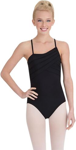 Capezio Women's Capezio Geometric Strap Camisole Leotard Black XS M US in Saudi Arabia
